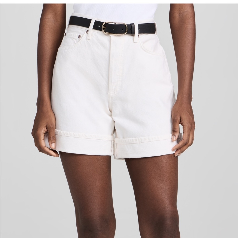 Agolde White denim Dame short size 26